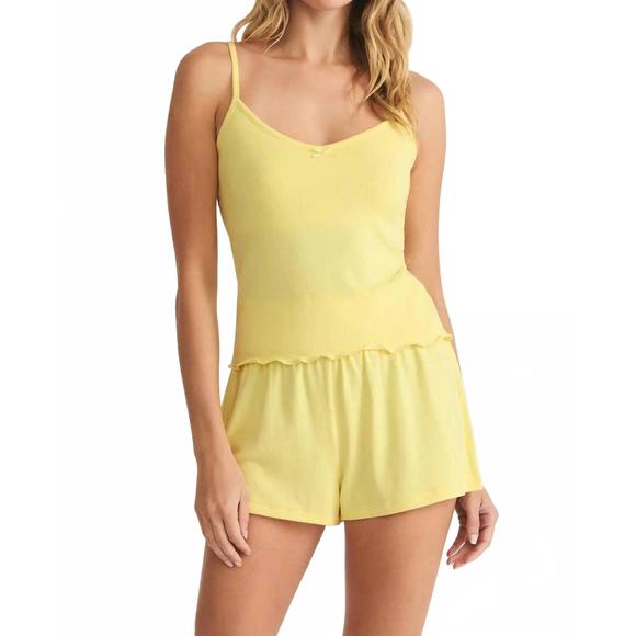 NEW Z SUPPLY mia silky soft knit cami top in lemonade - Picture 1 of 4